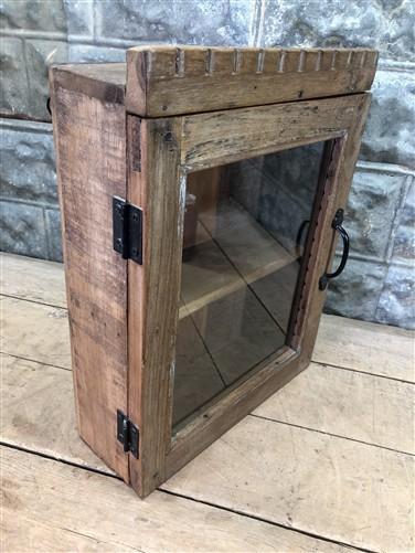 Medicine Cabinet - Medicine Cabinet, Vintage Wood Display Case, Wall Mount Cupboard, Shadow Box BMI by The Old Grainery (c...