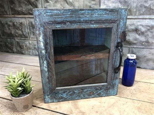 Medicine Cabinet - Medicine Cabinet, Vintage Wood Display Case, Wall Mount Cupboard, Shadow Box BMJ by The Old Grainery (1...