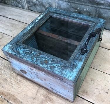Medicine Cabinet - Medicine Cabinet, Vintage Wood Display Case, Wall Mount Cupboard, Shadow Box BMJ by The Old Grainery (1...