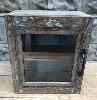 Medicine Cabinet - Medicine Cabinet, Vintage Wood Display Case, Wall Mount Cupboard, Shadow Box BMM by The Old Grainery (1...