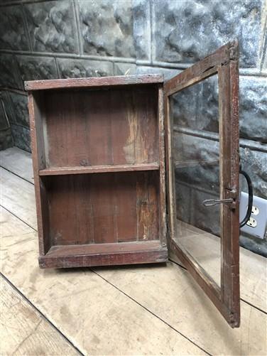 Medicine Cabinet - Medicine Cabinet, Vintage Wood Display Case, Wall Mount Cupboard, Shadow Box BMN by The Old Grainery (1...