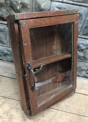 Medicine Cabinet - Medicine Cabinet, Vintage Wood Display Case, Wall Mount Cupboard, Shadow Box BMN by The Old Grainery (1...