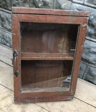 Medicine Cabinet - Medicine Cabinet, Vintage Wood Display Case, Wall Mount Cupboard, Shadow Box BMN by The Old Grainery (1...