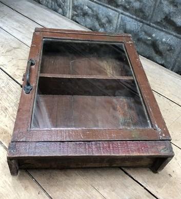 Medicine Cabinet - Medicine Cabinet, Vintage Wood Display Case, Wall Mount Cupboard, Shadow Box BMN by The Old Grainery (1...