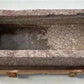 40.5" Carved Stone Trough, Planter Sink Garden Fountain Basin, Landscaping, C