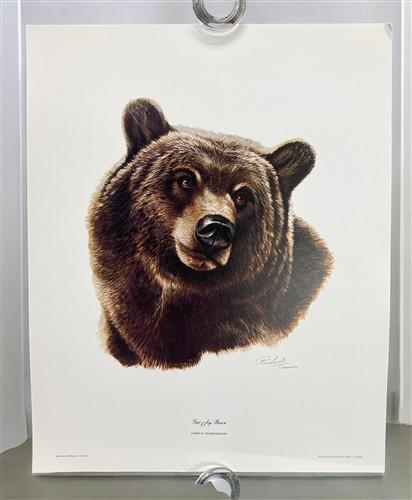 Art & Collectibles > Prints > Lithographs - 3 Art Prints (8x10) Grizzly Bear, American Kestrel, Crocus, Signed Prints by T...