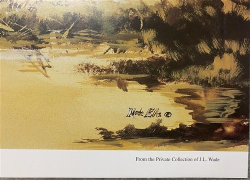 Art & Collectibles > Prints > Lithographs - Monte Ellis, Canada Geese, Signed Art Print, 20x24, Wade Collection, Wall Art...