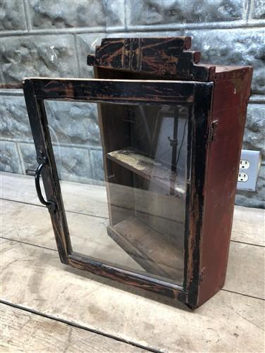 Medicine Cabinet - Medicine Cabinet, Vintage Wood Display Case, Wall Mount Cupboard, Shadow Box BMB by The Old Grainery (1...