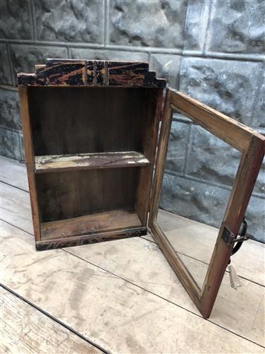 Medicine Cabinet - Medicine Cabinet, Vintage Wood Display Case, Wall Mount Cupboard, Shadow Box BMB by The Old Grainery (1...