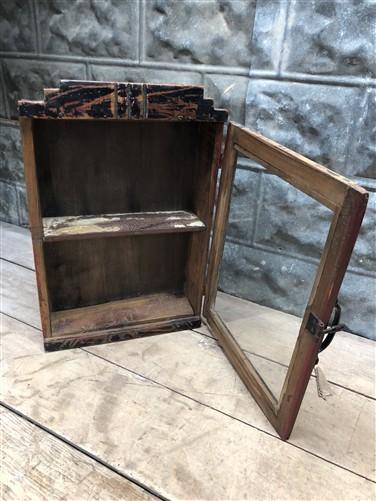 Medicine Cabinet - Medicine Cabinet, Vintage Wood Display Case, Wall Mount Cupboard, Shadow Box BMB by The Old Grainery (1...