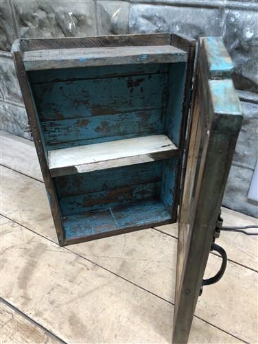 Medicine Cabinet - Medicine Cabinet, Vintage Wood Display Case, Wall Mount Cupboard, Shadow Box BMD by The Old Grainery (1...