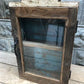 Medicine Cabinet, Vintage Wood Display Case, Wall Mount Cupboard, Shadow Box BME