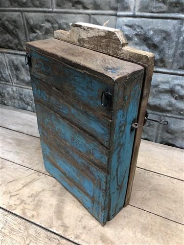 Medicine Cabinet, Vintage Wood Display Case, Wall Mount Cupboard, Shadow Box BME