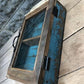 Medicine Cabinet, Vintage Wood Display Case, Wall Mount Cupboard, Shadow Box BME