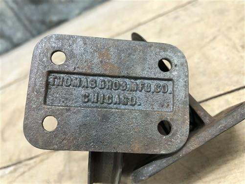 Casters - 2 Caster Wheels, 2 1/2 Inch Thomas Bros Mfg Fixed Non Swivel Caster Wheels by The Old Grainery (2 1 half inch, c...