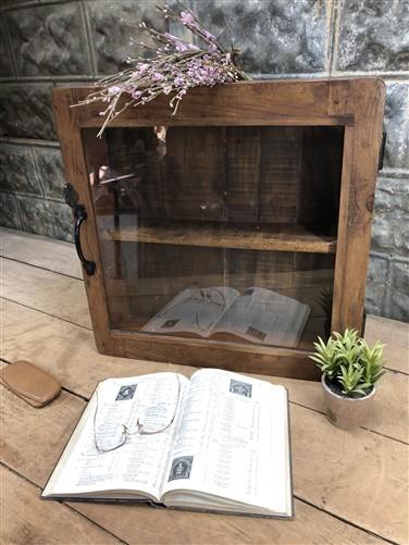 Medicine Cabinet - Medicine Cabinet, Vintage Wood Display Case, Wall Mount Cupboard, Shadow Box BMQ by The Old Grainery (1...