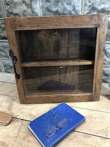 Medicine Cabinet - Medicine Cabinet, Vintage Wood Display Case, Wall Mount Cupboard, Shadow Box BMQ by The Old Grainery (1...
