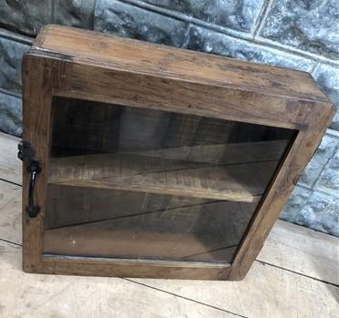 Medicine Cabinet - Medicine Cabinet, Vintage Wood Display Case, Wall Mount Cupboard, Shadow Box BMQ by The Old Grainery (1...