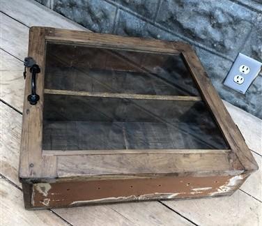 Medicine Cabinet - Medicine Cabinet, Vintage Wood Display Case, Wall Mount Cupboard, Shadow Box BMQ by The Old Grainery (1...