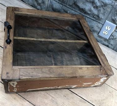 Medicine Cabinet - Medicine Cabinet, Vintage Wood Display Case, Wall Mount Cupboard, Shadow Box BMQ by The Old Grainery (1...