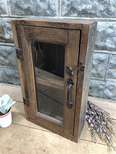 Medicine Cabinet - Medicine Cabinet, Vintage Wood Display Case, Wall Mount Cupboard, Shadow Box BMW by The Old Grainery (1...