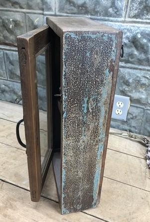 Medicine Cabinet - Medicine Cabinet, Vintage Wood Display Case, Wall Mount Cupboard, Shadow Box BMW by The Old Grainery (1...