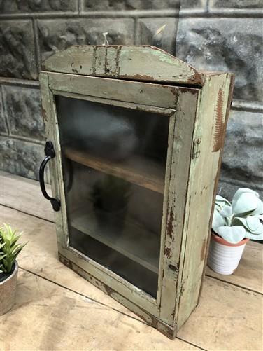 Medicine Cabinet - Medicine Cabinet, Vintage Wood Display Case, Wall Mount Cupboard, Shadow Box BMV by The Old Grainery (1...