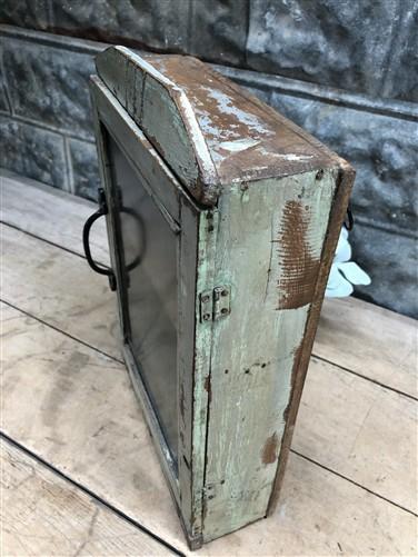 Medicine Cabinet - Medicine Cabinet, Vintage Wood Display Case, Wall Mount Cupboard, Shadow Box BMV by The Old Grainery (1...