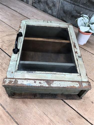 Medicine Cabinet - Medicine Cabinet, Vintage Wood Display Case, Wall Mount Cupboard, Shadow Box BMV by The Old Grainery (1...