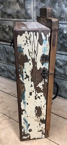 Medicine Cabinet, Vintage Wood Display Case, Wall Mount Cupboard, Shadow Box BMU