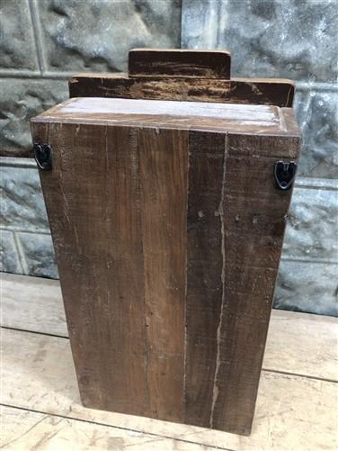 Medicine Cabinet, Vintage Wood Display Case, Wall Mount Cupboard, Shadow Box BMU