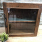 Medicine Cabinet, Vintage Wood Display Case, Wall Mount Cupboard, Shadow Box BMT by The Old Grainery (1 door, 1 shelf, 17...