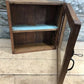 Medicine Cabinet, Vintage Wood Display Case, Wall Mount Cupboard, Shadow Box BMT by The Old Grainery (1 door, 1 shelf, 17...