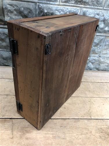 Medicine Cabinet, Vintage Wood Display Case, Wall Mount Cupboard, Shadow Box BMT by The Old Grainery (1 door, 1 shelf, 17...