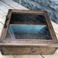 Medicine Cabinet, Vintage Wood Display Case, Wall Mount Cupboard, Shadow Box BMT by The Old Grainery (1 door, 1 shelf, 17...