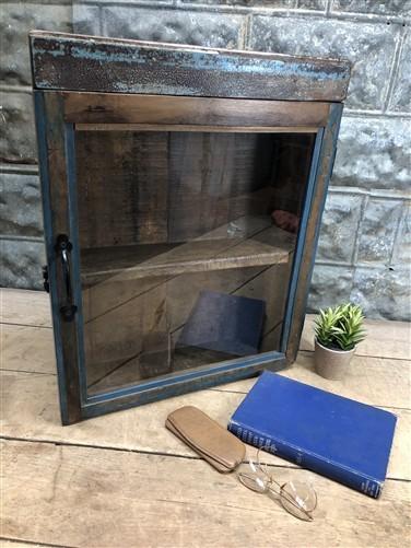 Medicine Cabinet - Medicine Cabinet, Vintage Wood Display Case, Wall Mount Cupboard, Shadow Box BMS by The Old Grainery (c...