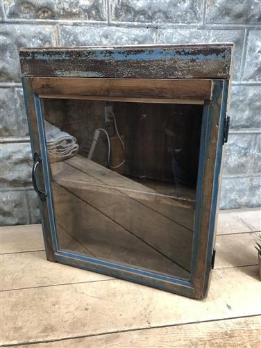 Medicine Cabinet - Medicine Cabinet, Vintage Wood Display Case, Wall Mount Cupboard, Shadow Box BMS by The Old Grainery (c...