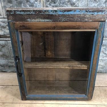 Medicine Cabinet - Medicine Cabinet, Vintage Wood Display Case, Wall Mount Cupboard, Shadow Box BMS by The Old Grainery (c...