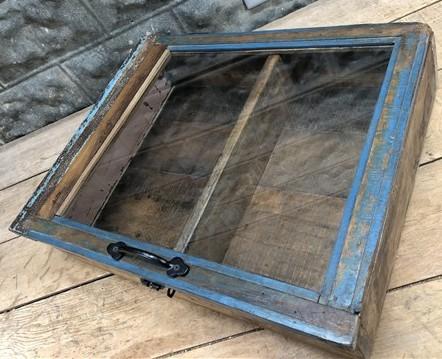 Medicine Cabinet - Medicine Cabinet, Vintage Wood Display Case, Wall Mount Cupboard, Shadow Box BMS by The Old Grainery (c...