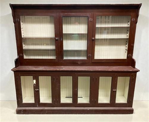 Vintage Cabinet - Step Back General Store Cabinet, Vintage Kitchen Cupboard, Pantry Hutch, Backbar by The Old Grainery (an...