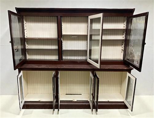 Vintage Cabinet - Step Back General Store Cabinet, Vintage Kitchen Cupboard, Pantry Hutch, Backbar by The Old Grainery (an...