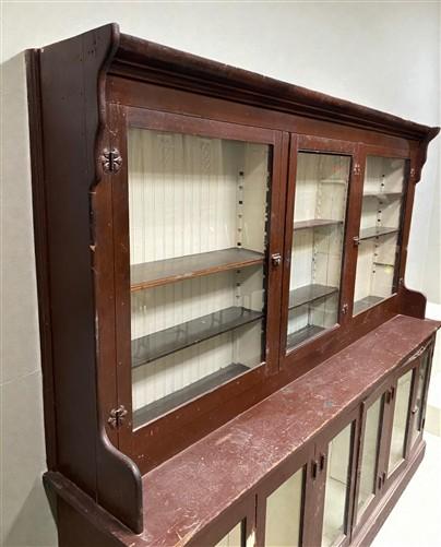 Vintage Cabinet - Step Back General Store Cabinet, Vintage Kitchen Cupboard, Pantry Hutch, Backbar by The Old Grainery (an...