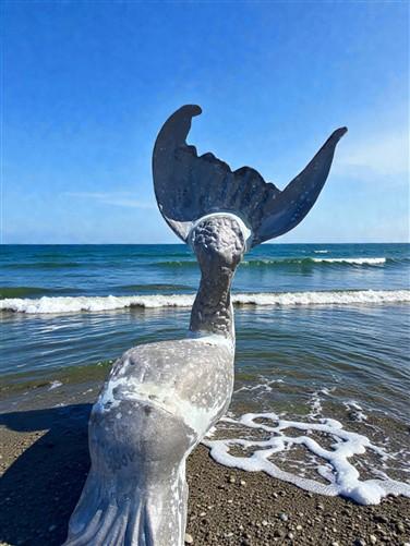 Home & Living > Outdoor & Gardening > Garden Decoration > Outdoor Statues - Mermaid Statue, Bench Sitter, Nautical Pool Sc...