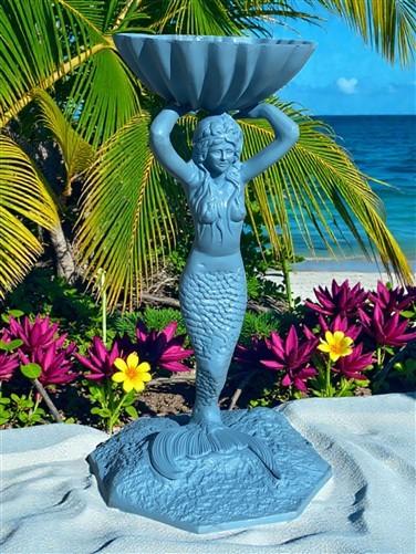 Home & Living > Outdoor & Gardening > Garden Decoration > Outdoor Statues - Large Mermaid Bird Bath Statue, Nautical Pool...