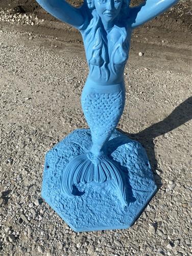 Home & Living > Outdoor & Gardening > Garden Decoration > Outdoor Statues - Large Mermaid Bird Bath Statue, Nautical Pool...