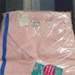 Tommies Gotham Gold Stripe 100% Cotton 2 Piece Set, Size 38 Tall NOS Pink Pjs