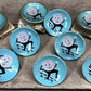 11 Amerock Humpty Dumpty Story Book Knobs A603, Vintage Childrens Hardware Pulls