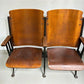Home & Living > Furniture - 5 Vintage Wood Folding Theater Seats, Auditorium Seats, Entryway Bench, E21 by The Old Grainer...
