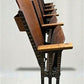 Home & Living > Furniture - 5 Vintage Wood Folding Theater Seats, Auditorium Seats, Entryway Bench, E21 by The Old Grainer...
