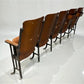 Home & Living > Furniture - 5 Vintage Wood Folding Theater Seats, Auditorium Seats, Entryway Bench, E21 by The Old Grainer...